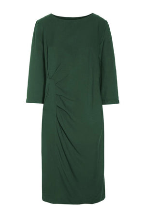 Kumamoto kjole med læg DEEP GRASS GREEN - 262-2421-5671