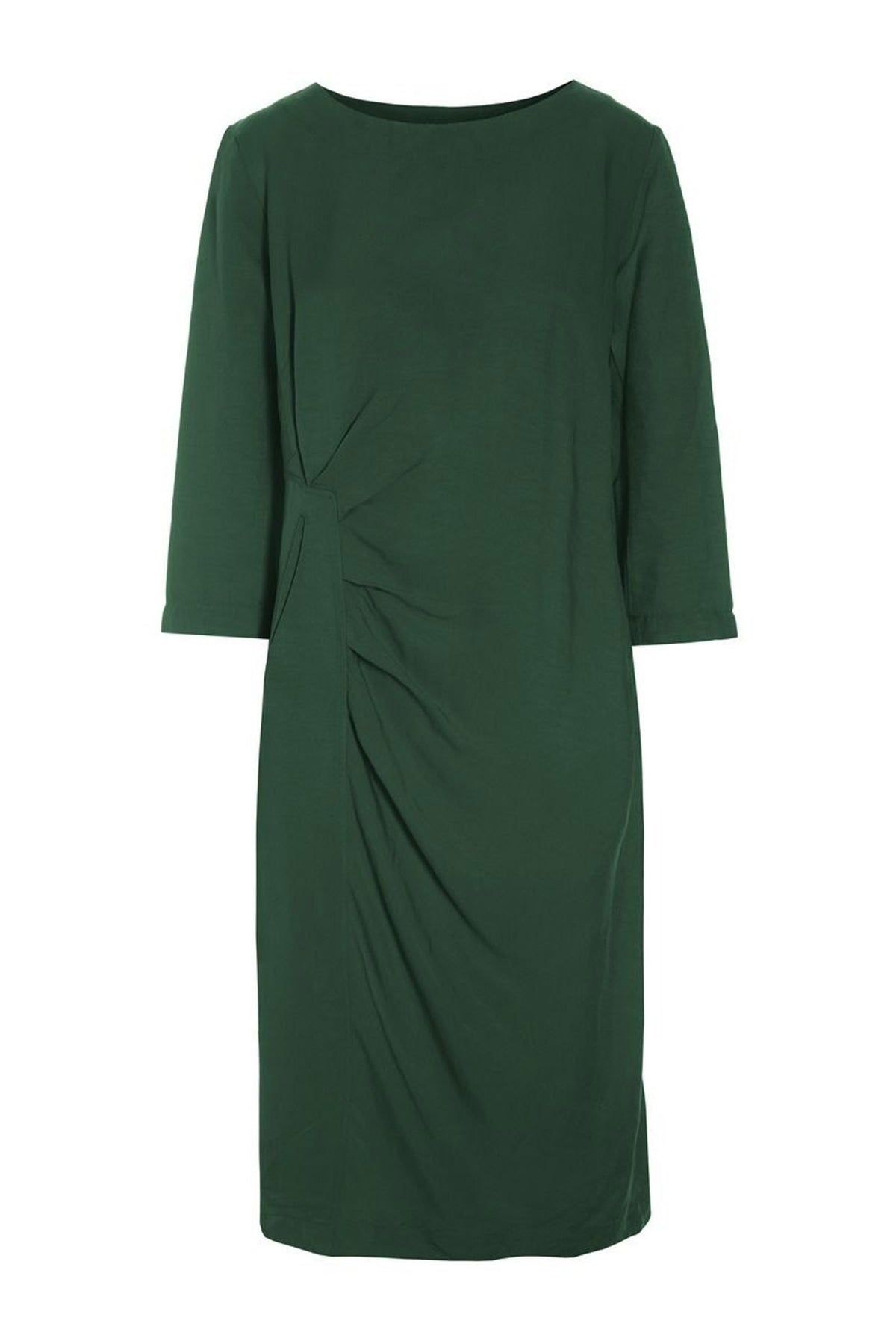 Kumamoto kjole med læg DEEP GRASS GREEN - 262-2421-5671