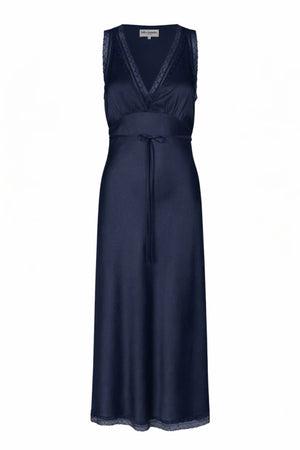 Clarill Midi Dress Sl DARK BLUE - 26252-3012
