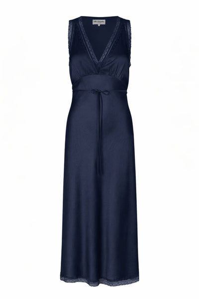 Clarill Midi Dress Sl DARK BLUE - 26252-3012 Thumbnail
