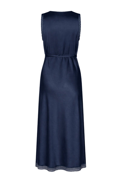 Clarill Midi Dress Sl DARK BLUE - 26252-3012 Thumbnail