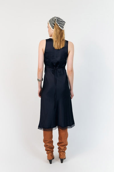 Clarill Midi Dress Sl DARK BLUE - 26252-3012 Thumbnail