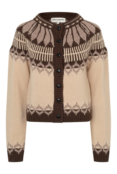 Clarell Knit Cardigan Creme - 26407-5016 Thumbnail