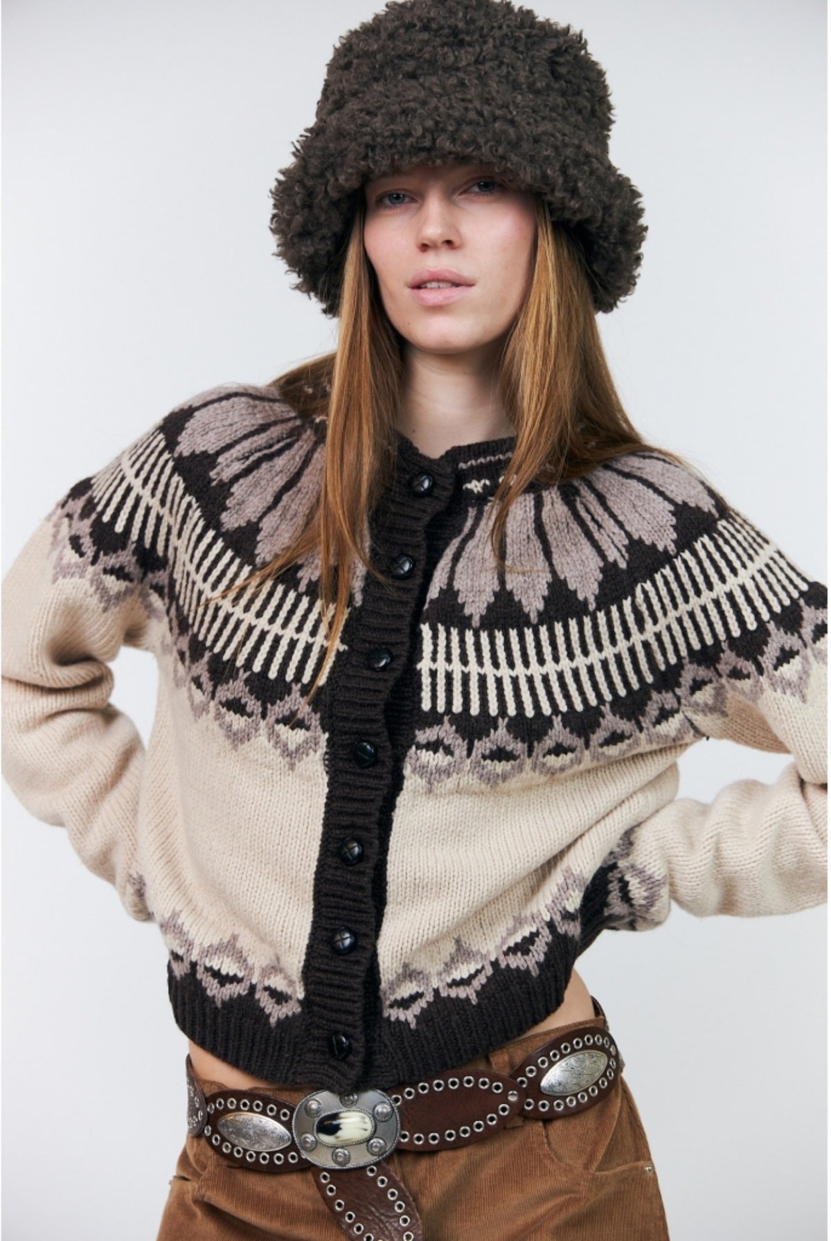 Clarell Knit Cardigan Creme - 26407-5016