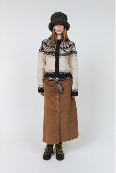 Clarell Knit Cardigan Creme - 26407-5016 Thumbnail