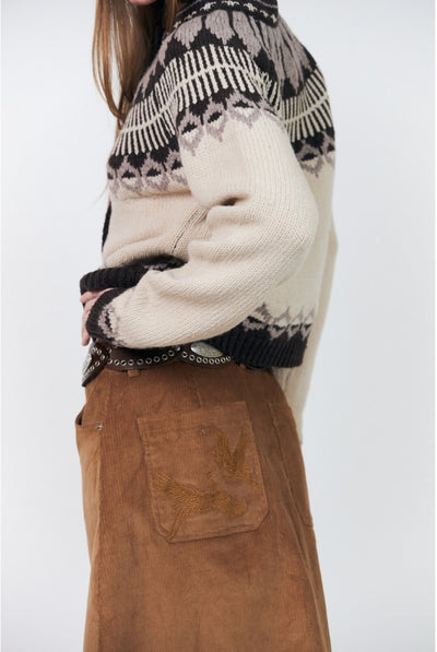 Clarell Knit Cardigan Creme - 26407-5016 Thumbnail