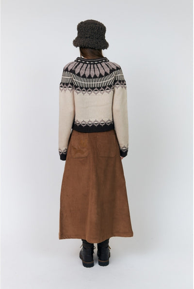 Clarell Knit Cardigan Creme - 26407-5016 Thumbnail