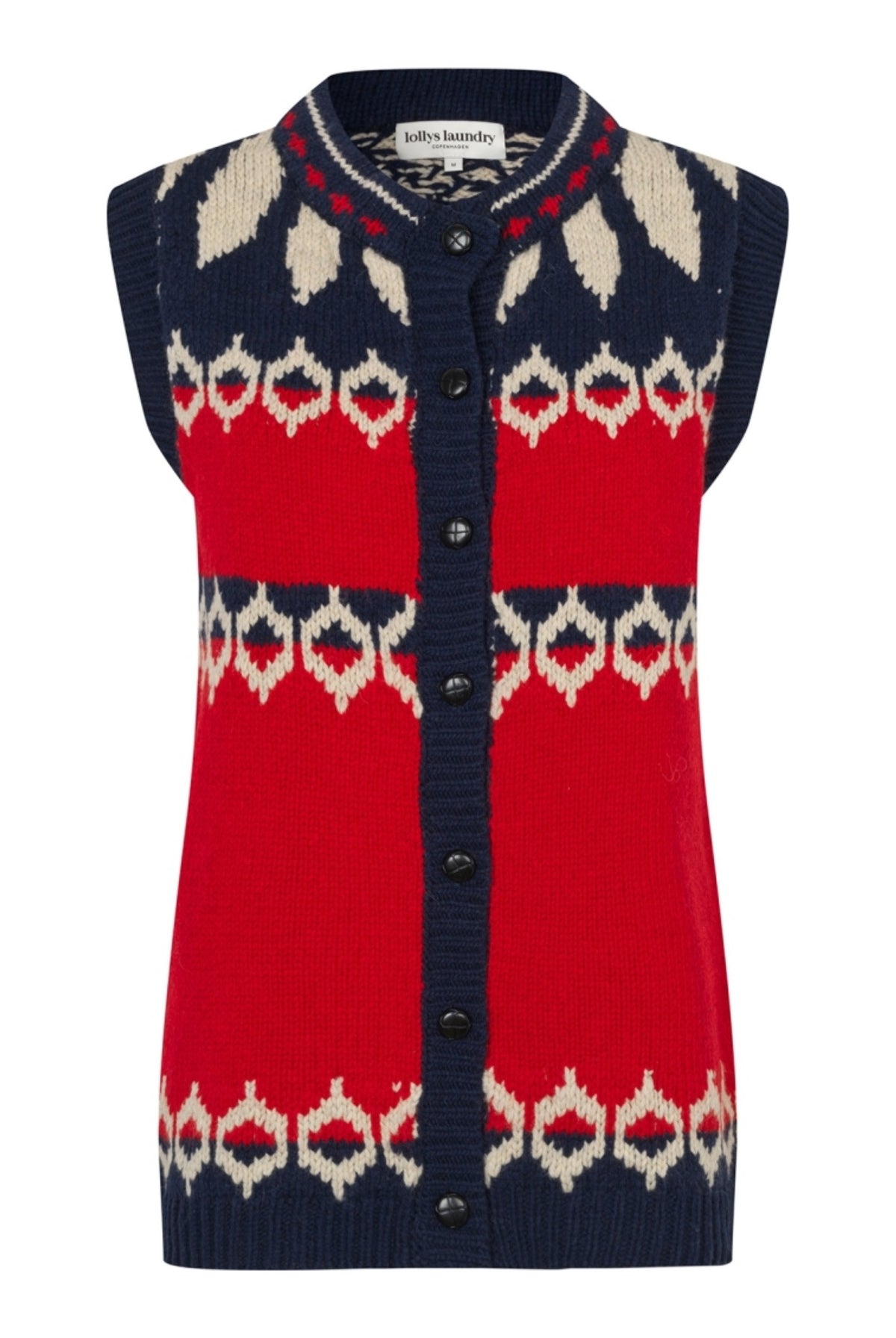 Cleoll Knit Vest Sl Red - 26407-5019