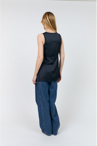 CainLL Top SL 18 Washed Black - 26469-1074 Thumbnail