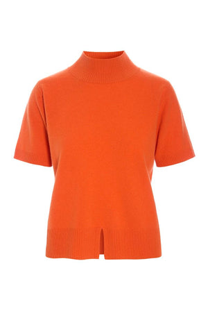 Kumo cashmere kortærmet bluse FIREWORKS - 266-1080-5886
