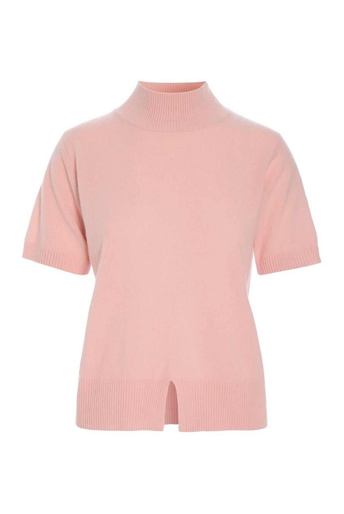 Kumo cashmere kortærmet bluse DUSTY ROSE - 266-1080-5886