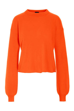 Kumo cashmere langærmet bluse FIREWORKS - 266-1080-5887