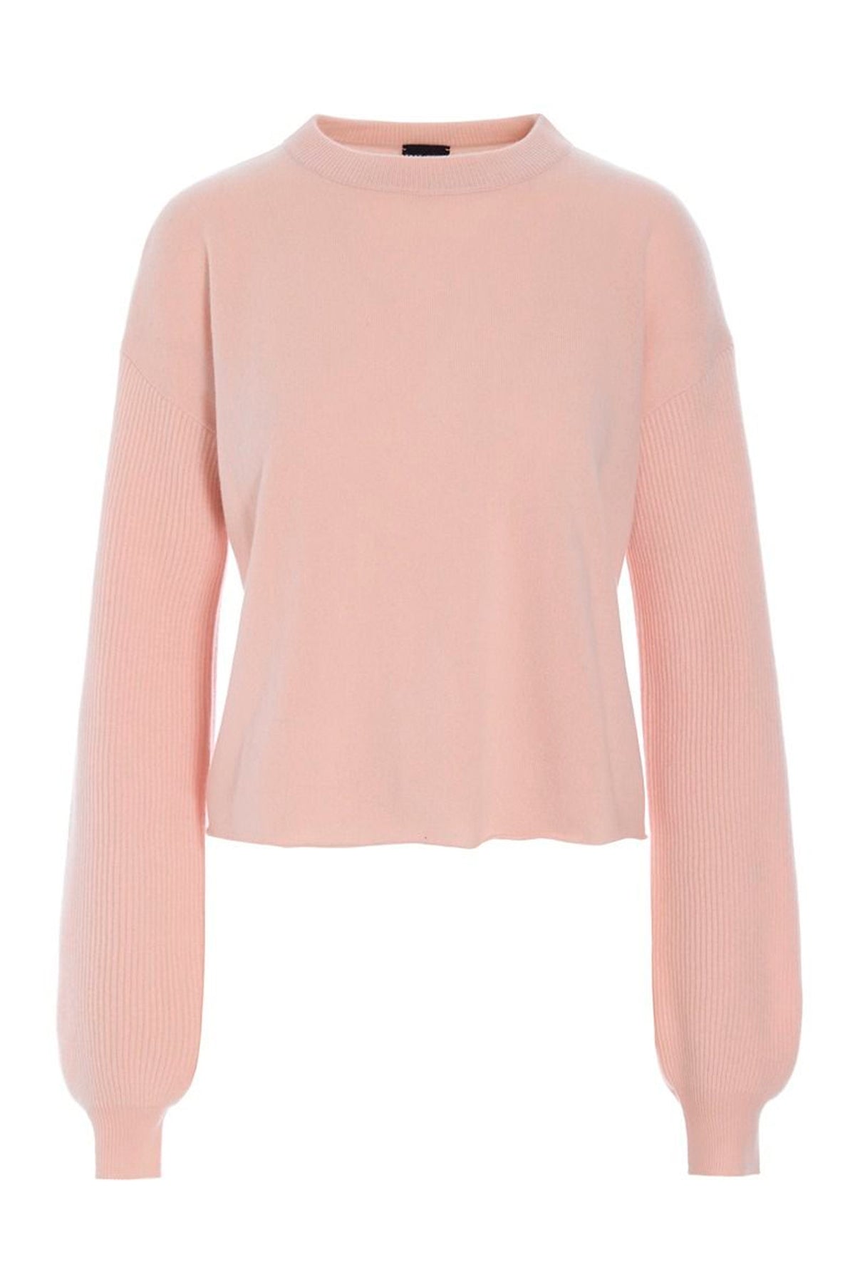 Kumo cashmere langærrmet bluse DUSTY ROSE - 266-1080-5887