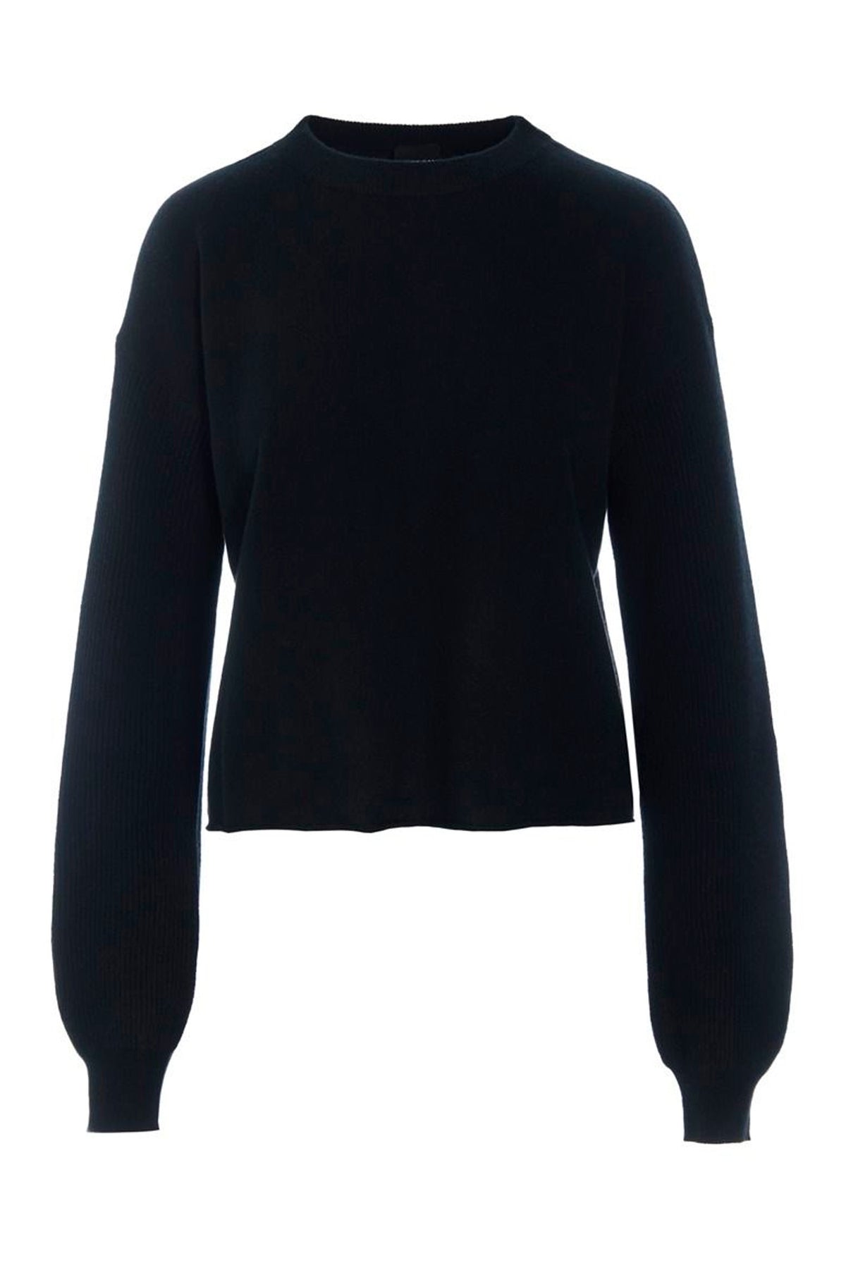 Kumo cashmere langærrmet bluse Black - 266-1080-5887