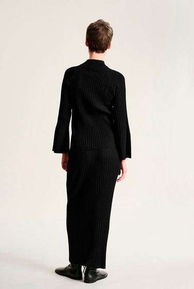 Akiko lang nederdel Black - 266-1086-5893 Thumbnail
