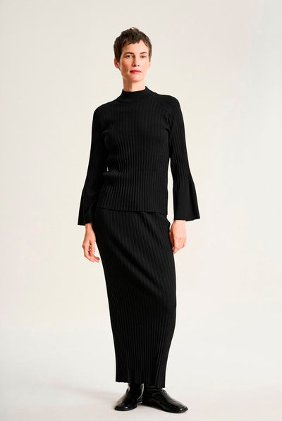 Akiko lang nederdel Black - 266-1086-5893 Thumbnail