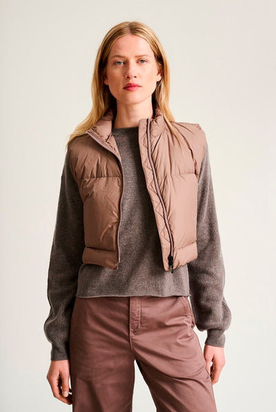 Feather down kort vest DEER - 266-2092-5439 Thumbnail