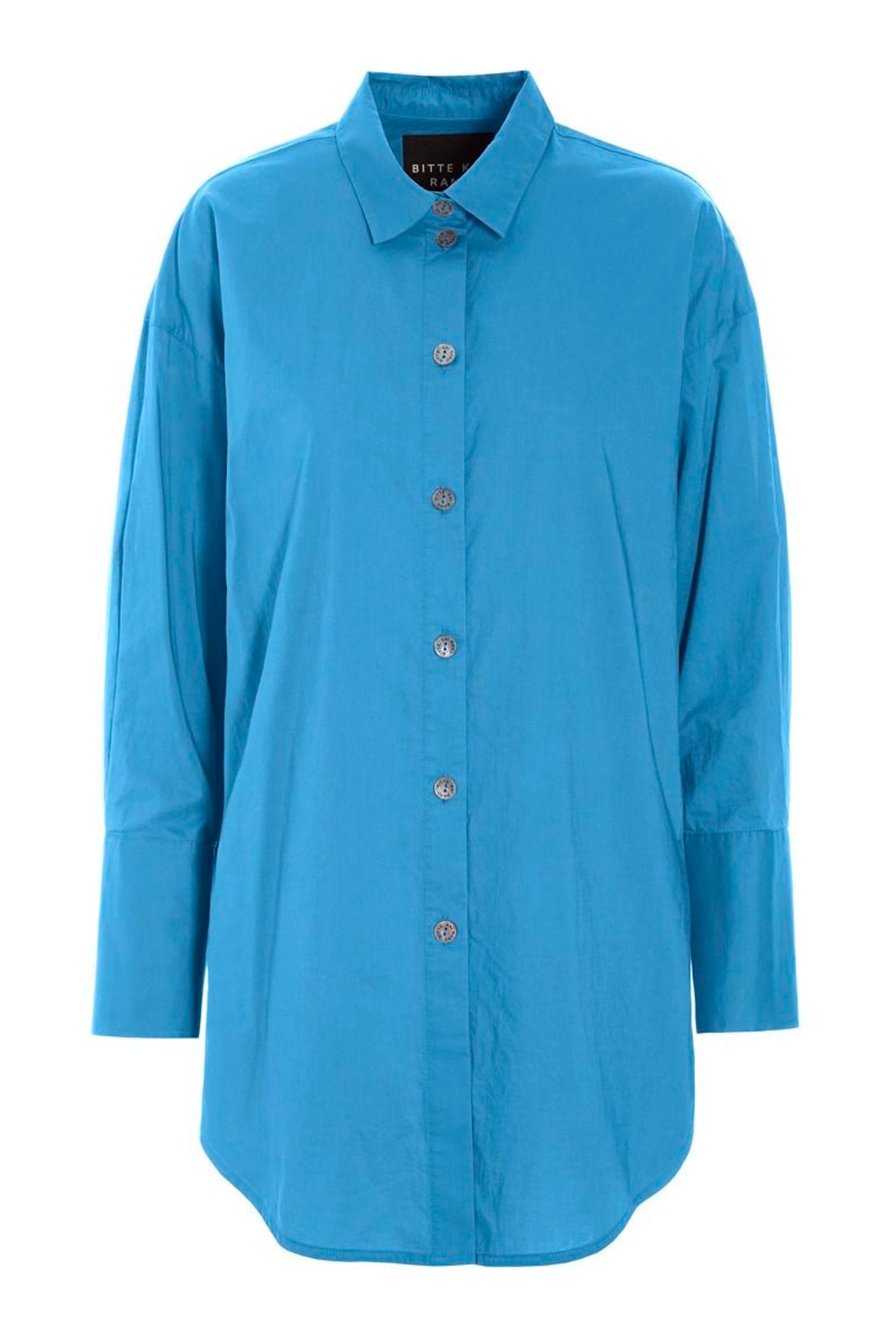 Core cotton stor skjorte Lake Blue - 266-2226-5329
