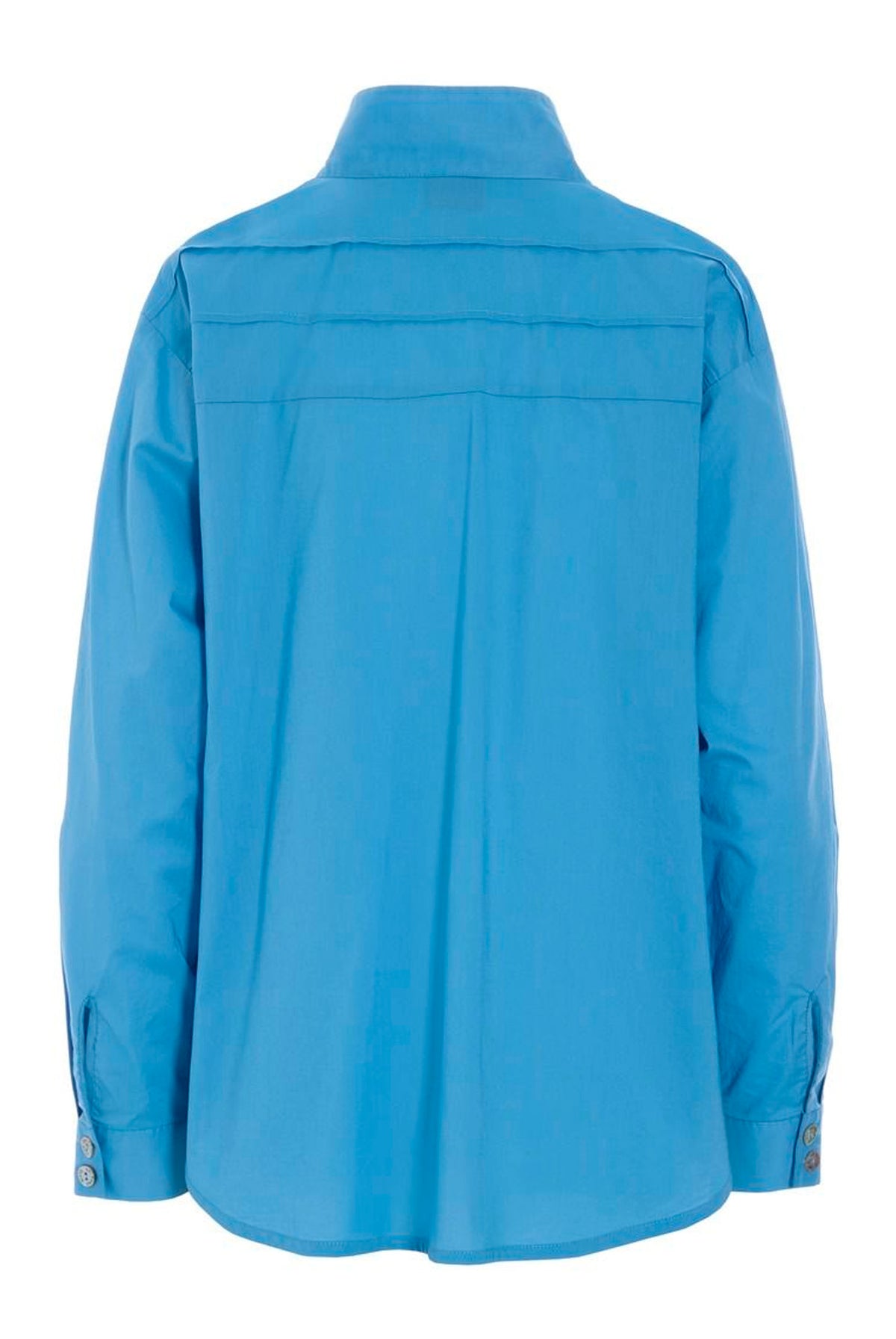 Core cotton pintuckskjorte Lake Blue - 266-2226-5863