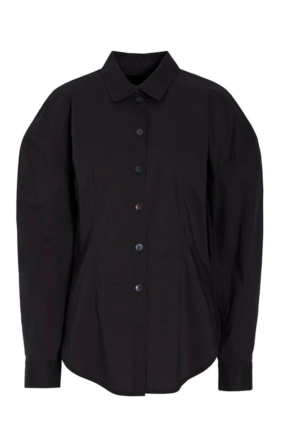 Core cotton skulpturel skjorte Black - 266-2226-5864