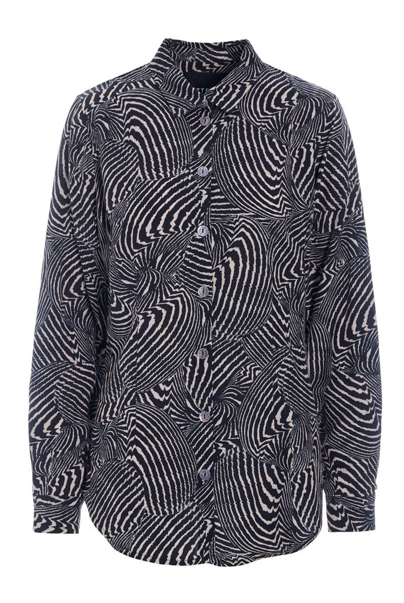 Iki skjorte med krave ZEBRA SHELL - 266-2407-5855