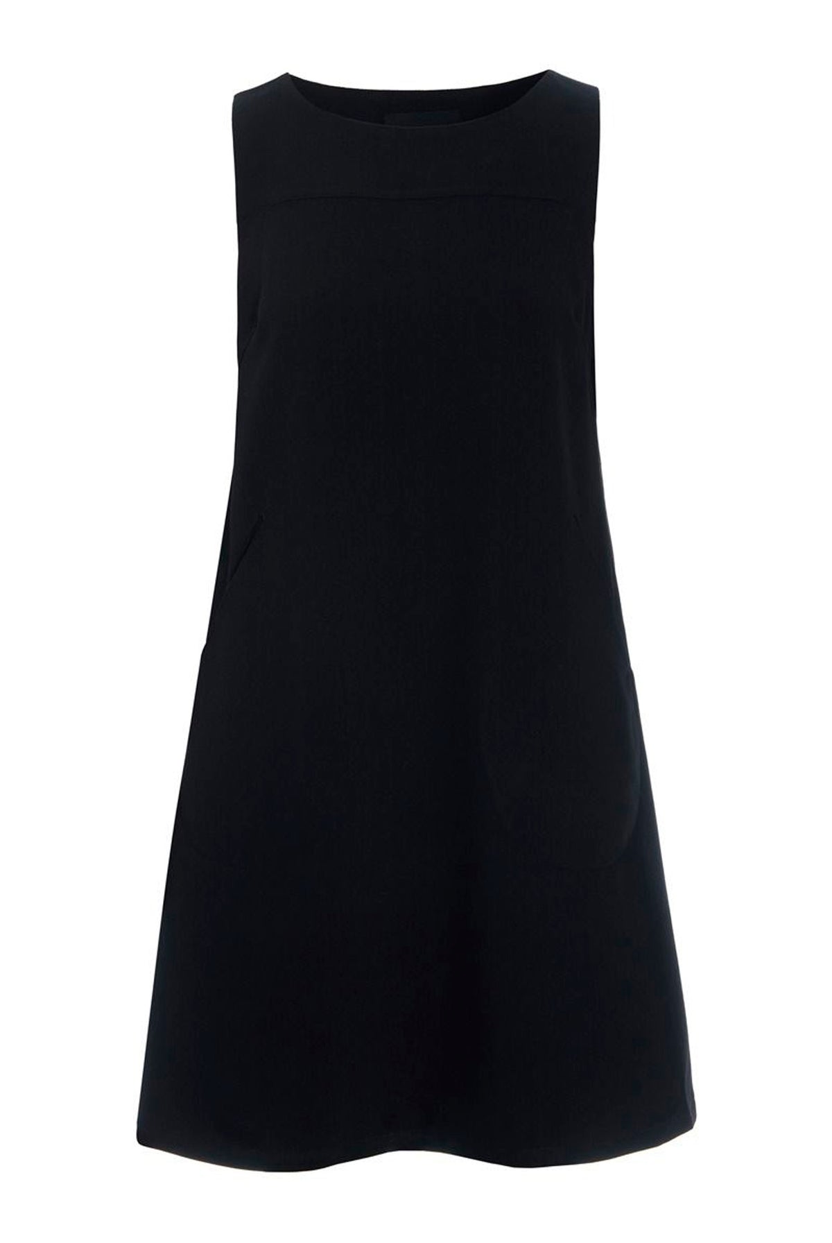 Sayaka Ærmeløs kjole Black - 266-2481-5822