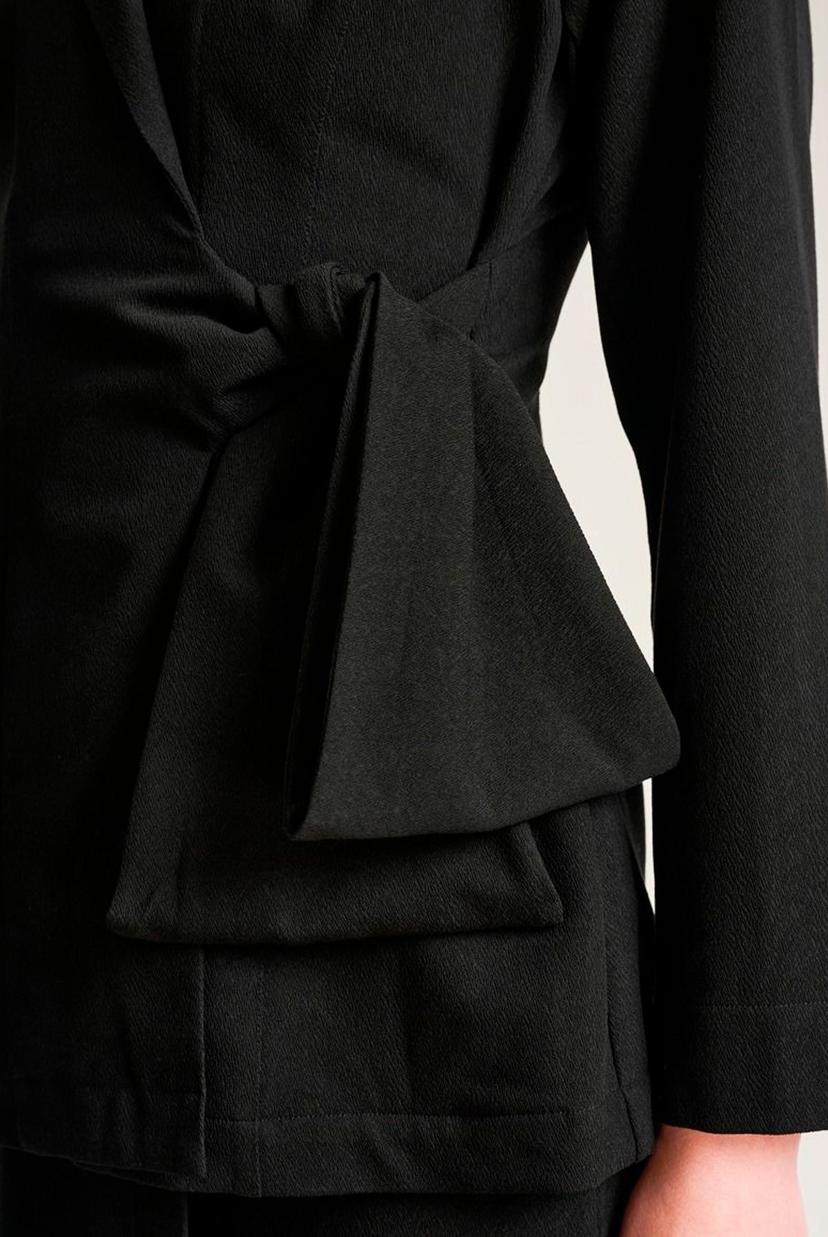 Sayaka sløjfejakke Black - 266-2481-5823