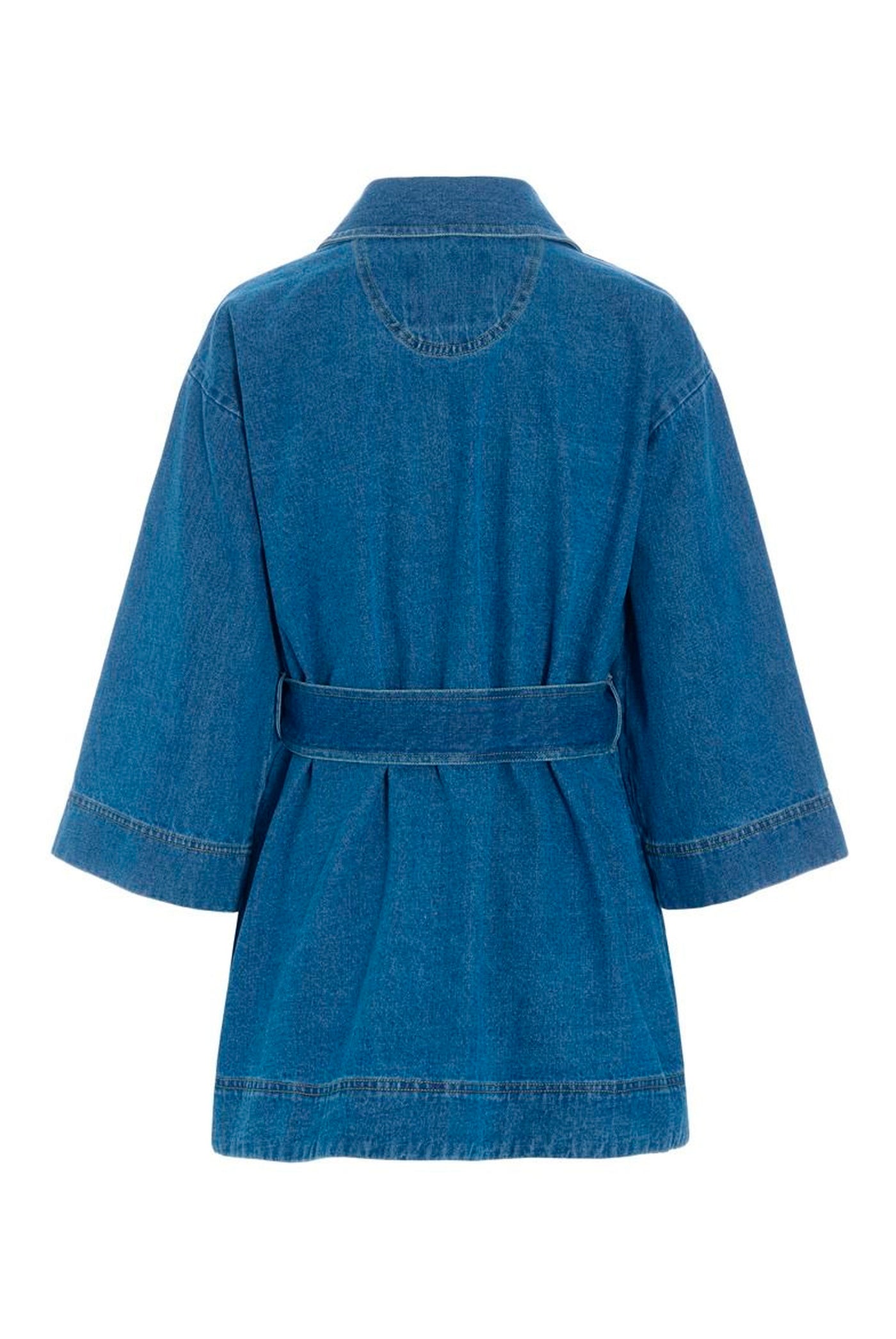 Hayato lang jakke Blue Denim - 266-2483-5837