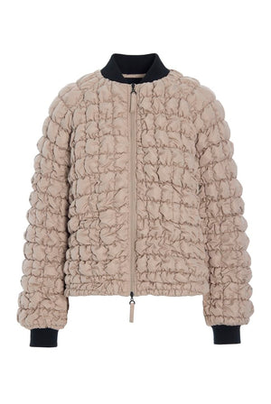 Kosei jakke med lynlås STONE - 266-2488-5870