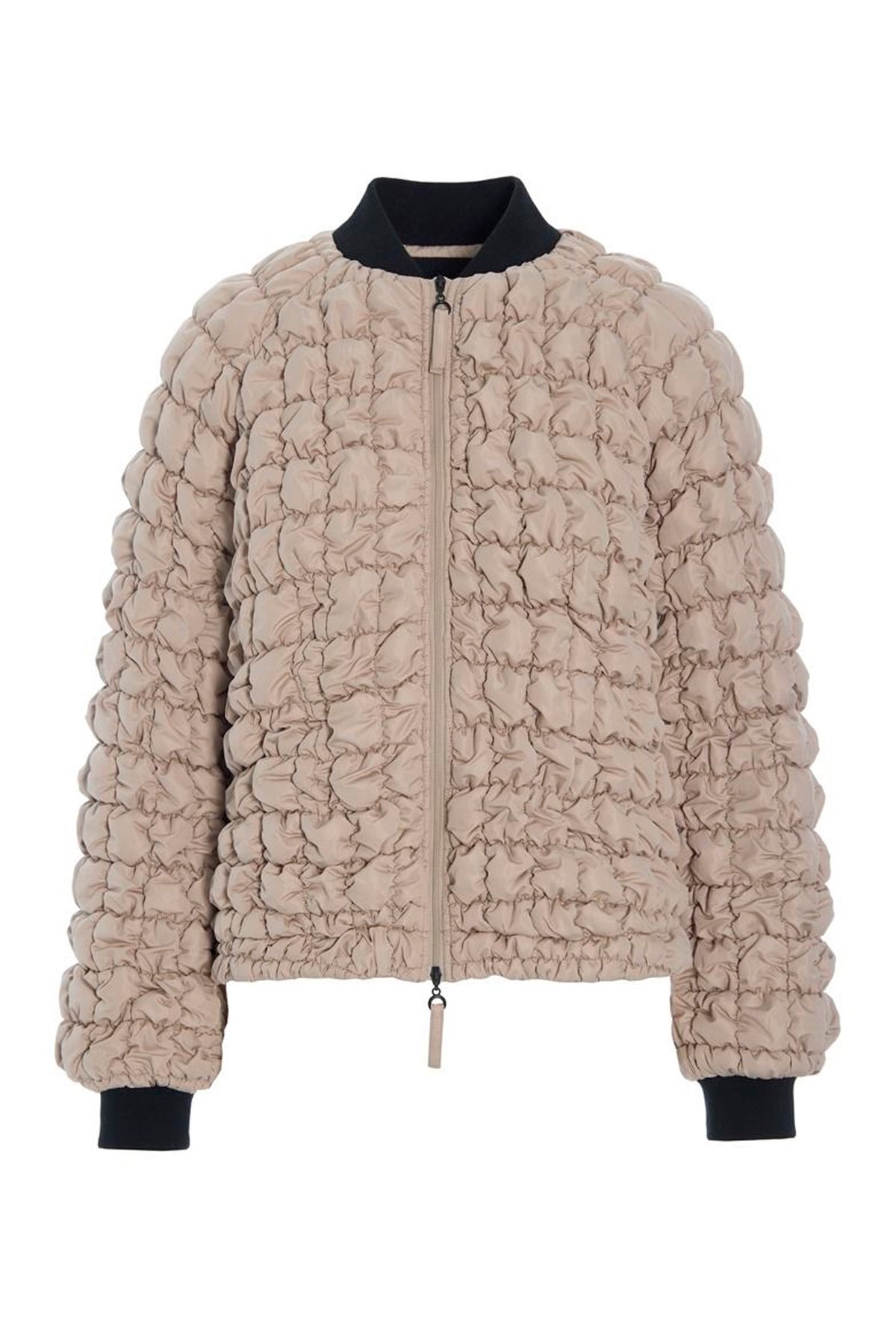 Kosei jakke med lynlås STONE - 266-2488-5870
