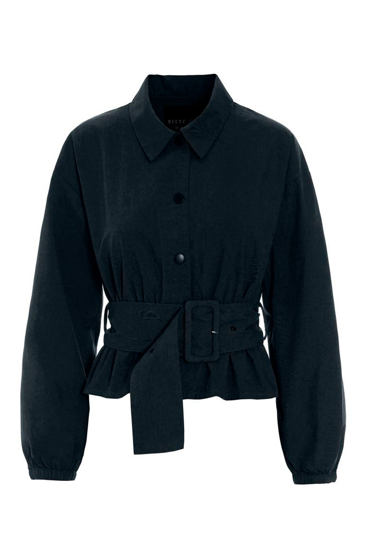 Tazuke jakke med bælte Black - 266-2492-5940