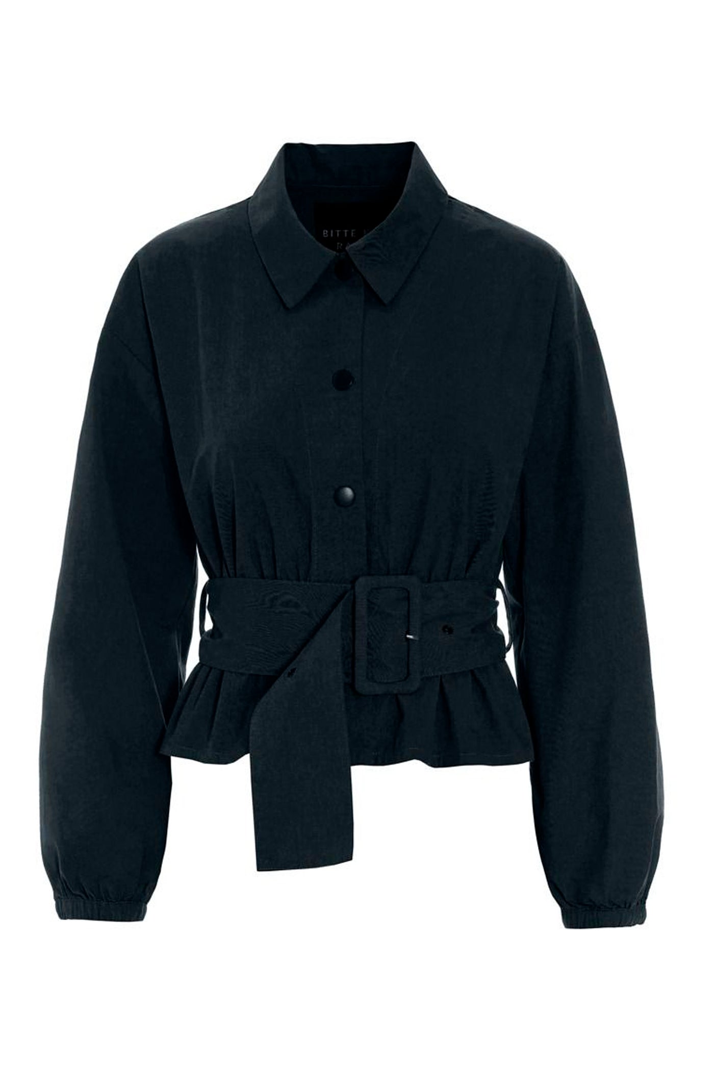 Tazuke jakke med bælte Black - 266-2492-5940