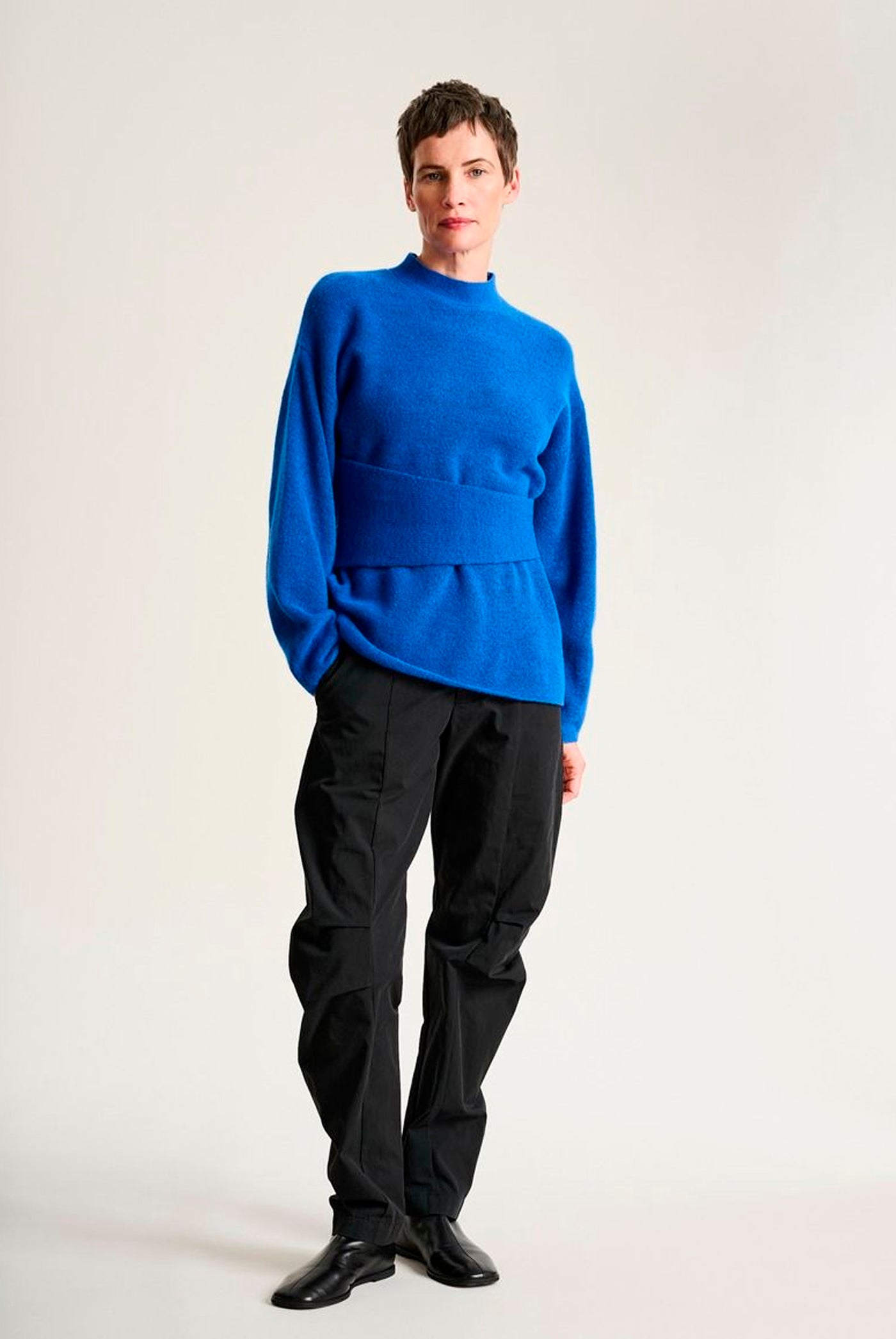 Tazuke bukser med læg Black - 266-2492-5942