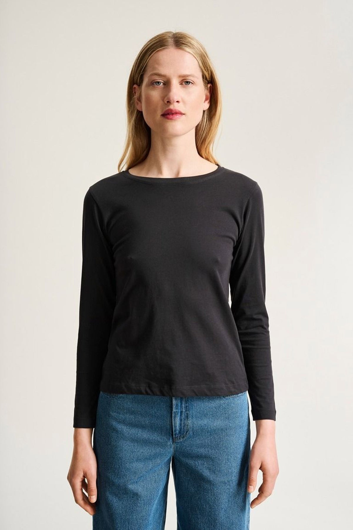 Osaka organic cotton bluse Black - 266-4075-3436