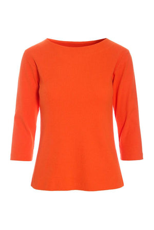 Naibu rib bluse med 3/4 Ærme FIREWORKS - 266-4079-5085