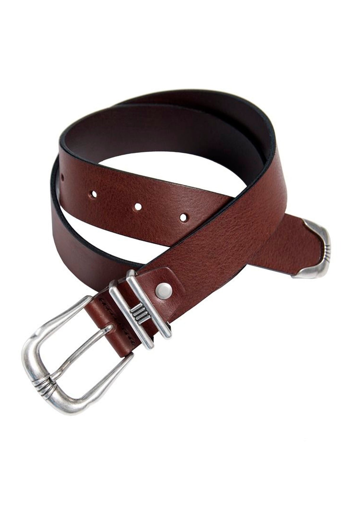 Reza metal tip bælte Maroon - 266-5126-5907