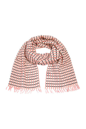 Check threads tørklæde IVORY CHECK THREADS - 266-5129-6009