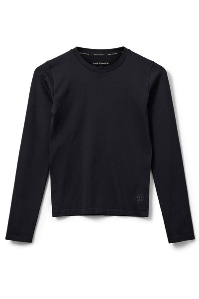 ADELINASW T-SHIRT LONG SLEEVE 1000 Black - SNOS501 Thumbnail