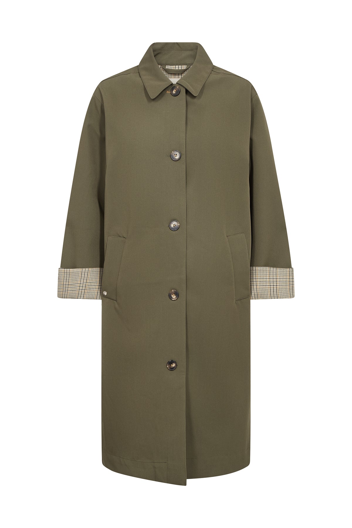 MMRiko Bora Trenchcoat Olive night - 178210