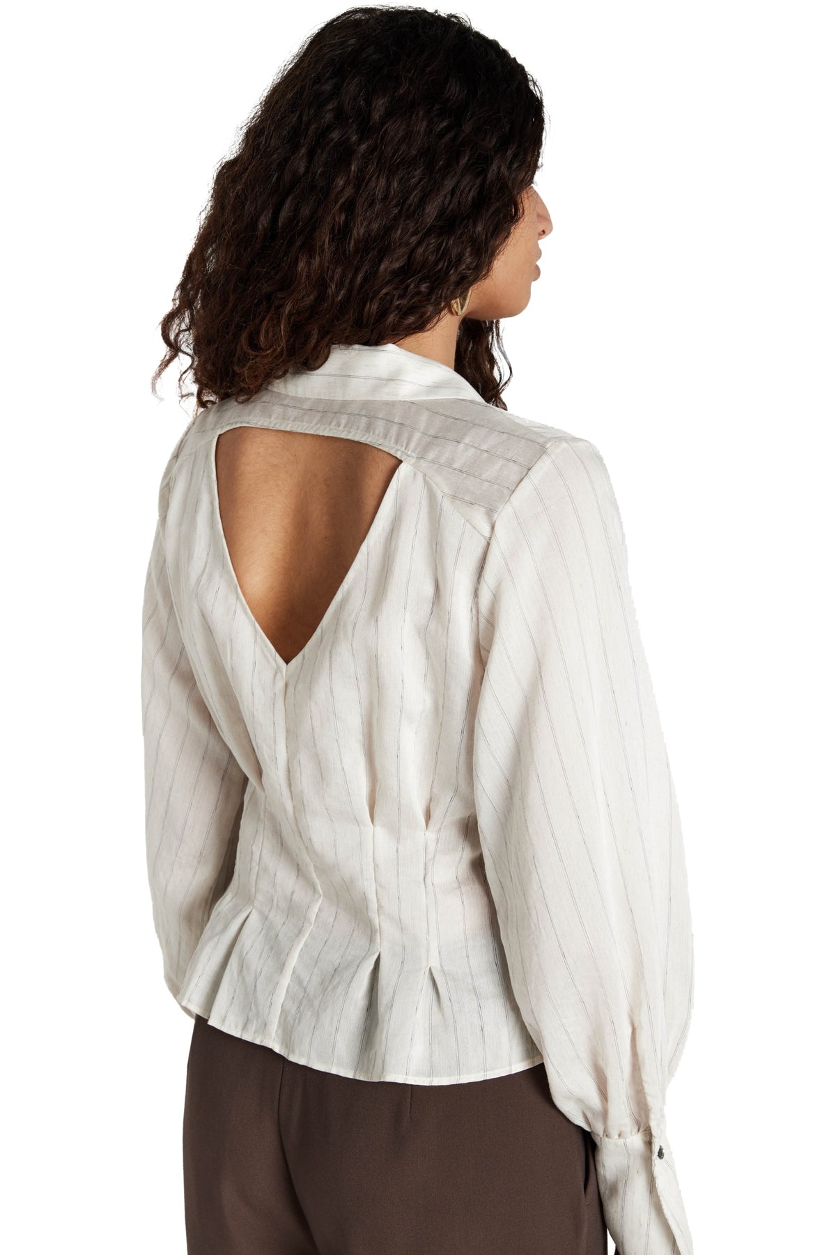 CoccoBBViona shirt Snow white with black stripe - BBW5012
