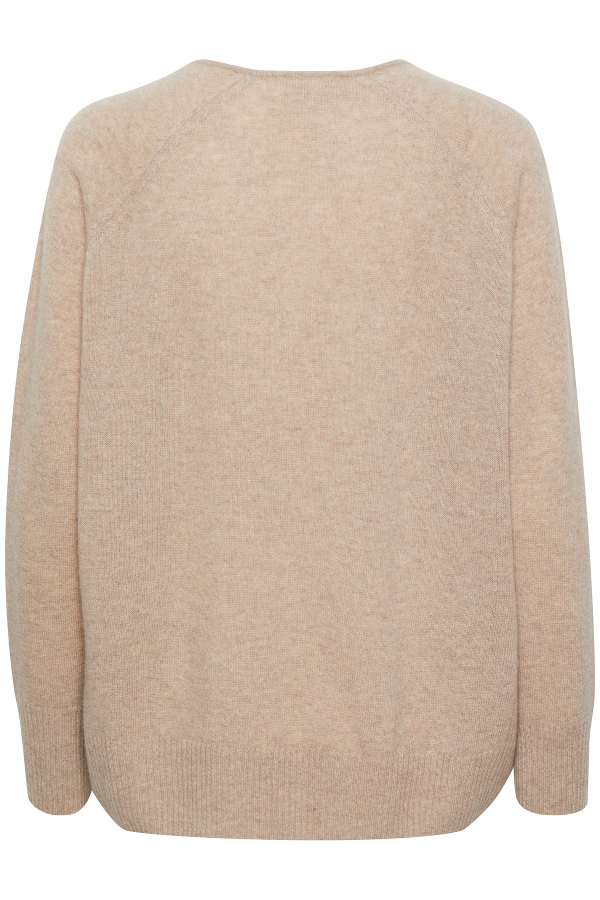 Lukka V-neck Pullover Premium BEIGE MELANGE - 30104240