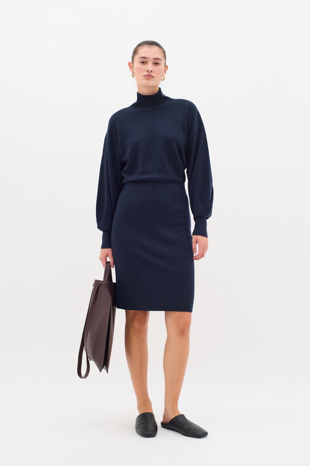 WanettaIW Ilze Dress Marine Blue - 30105368