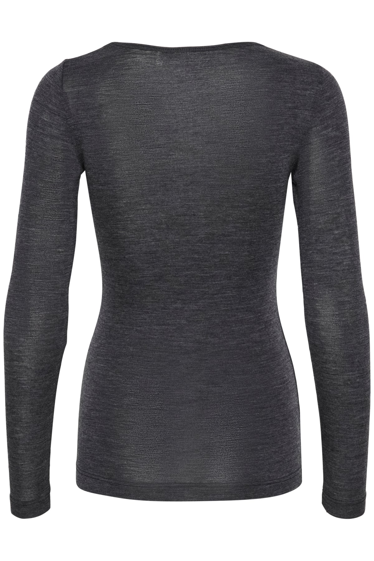 FangIW T-Shirt  LS Granite Melange - 30106096