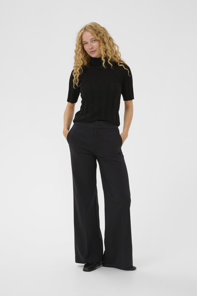 ZellaIW Wide Pant Black - 30106240 Thumbnail