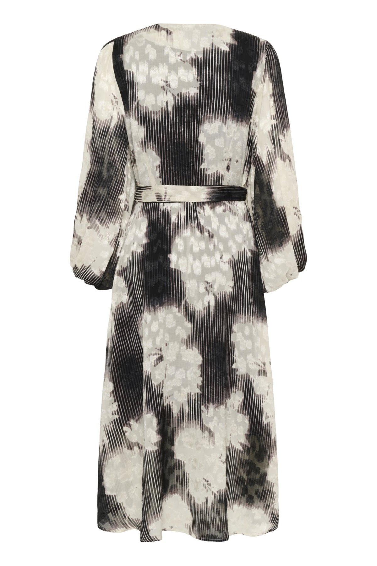 BasiraIW Wrap Dress Neutral Illuminating Florals - - 30106532