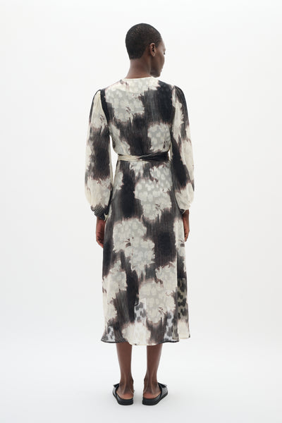 BasiraIW Wrap Dress Neutral Illuminating Florals - - 30106532 Thumbnail