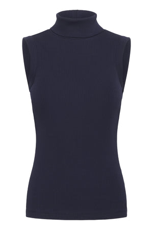 DagnaIW Rollneck Top Navy - 30106690