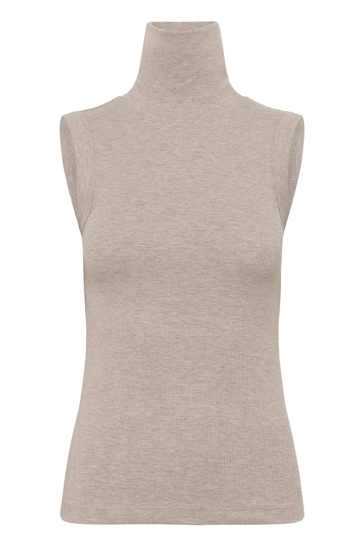 DagnaIW Melange Rollneck Top Chateau Gray Melange - 1545031 - 30107007