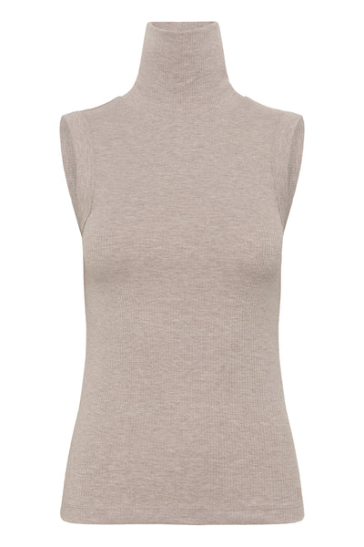 DagnaIW Melange Rollneck Top Chateau Gray Melange - 1545031 - 30107007 Thumbnail
