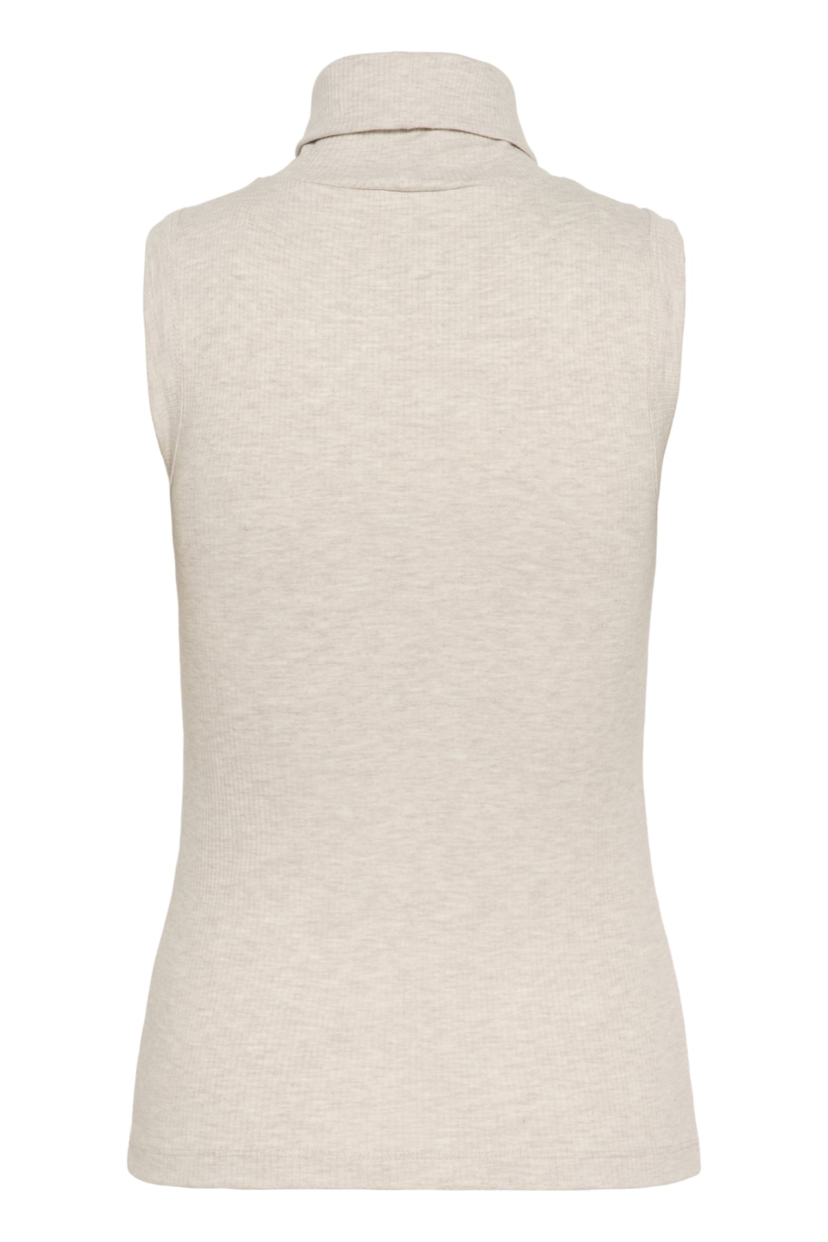 DagnaIW Melange Rollneck Top ECRU - 30107007